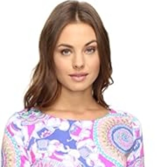 Lily Pulitzer Bay Dress In Multi Play That Trunky Music - XL - Picture 1 of 9